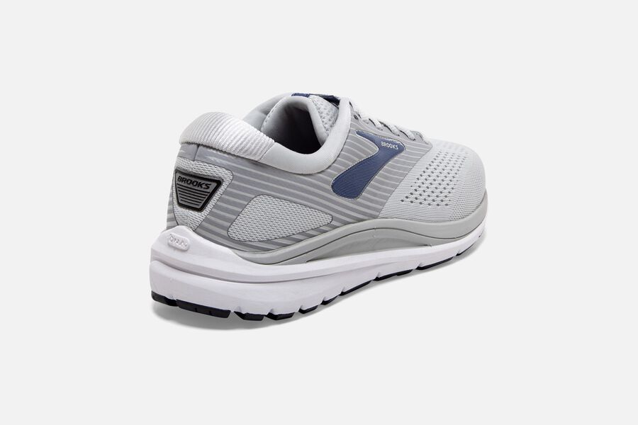 Brooks Addiction 14 Road Running Shoes Womens - Grey/Blue - FKLRH-9817